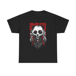 Killer Eyes Casual Wear Unisex Heavy Cotton T-Shirts