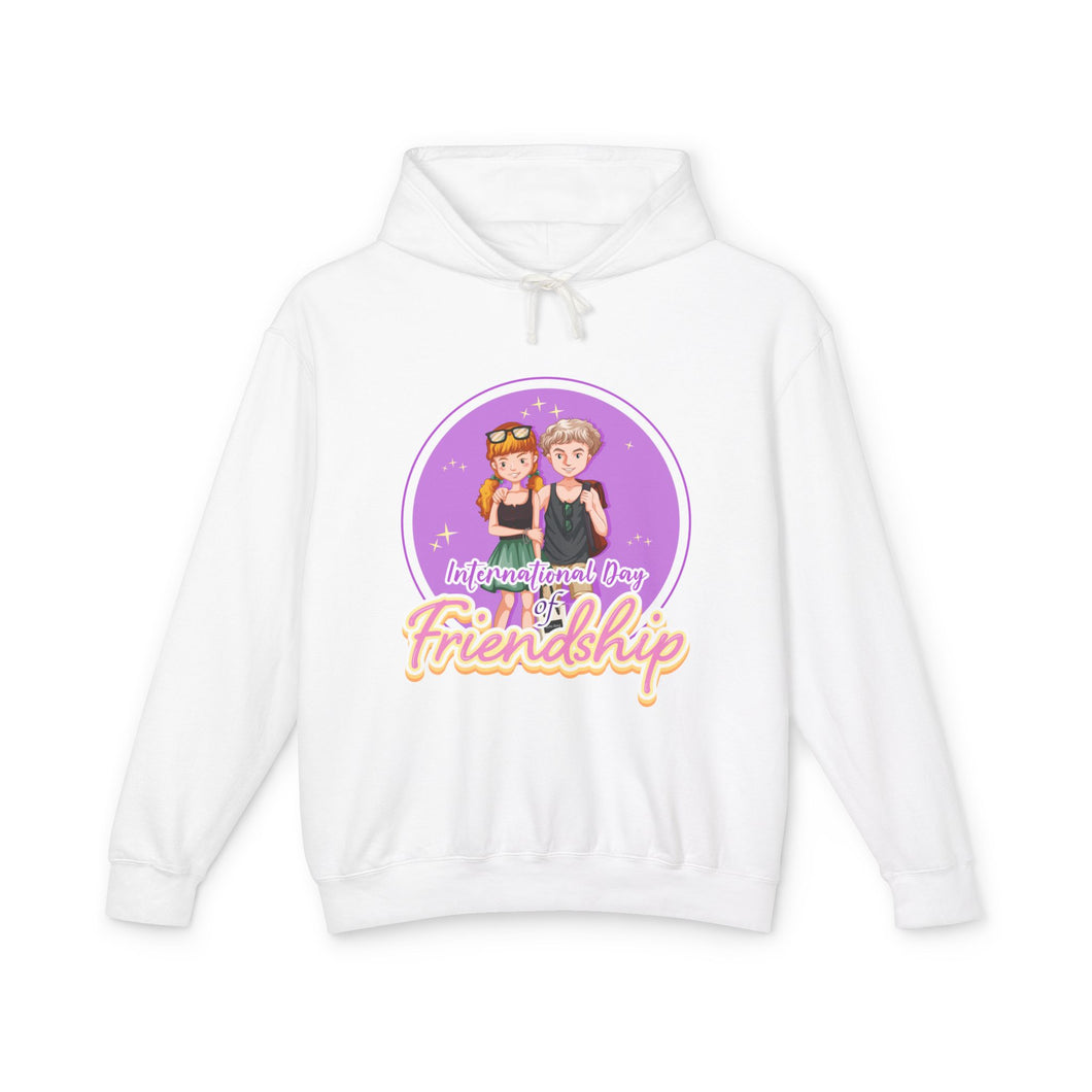 International Friendship Day Causal Wear - Boy Lightweight Hooded Sweatshirt