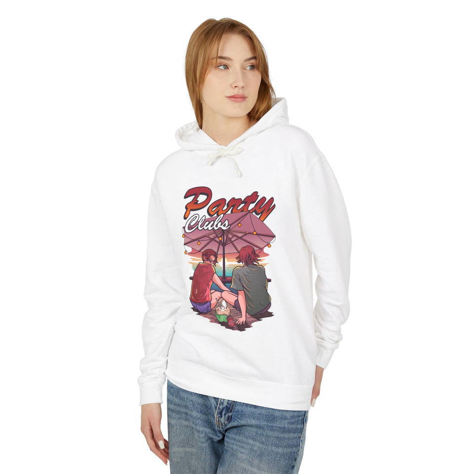 Party Clubs Casual Wear - Unisex Lightweight Hooded Sweatshirt