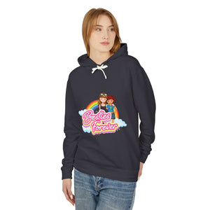 Besties Forever Casual Wear - Unisex Lightweight Hooded Sweatshirt