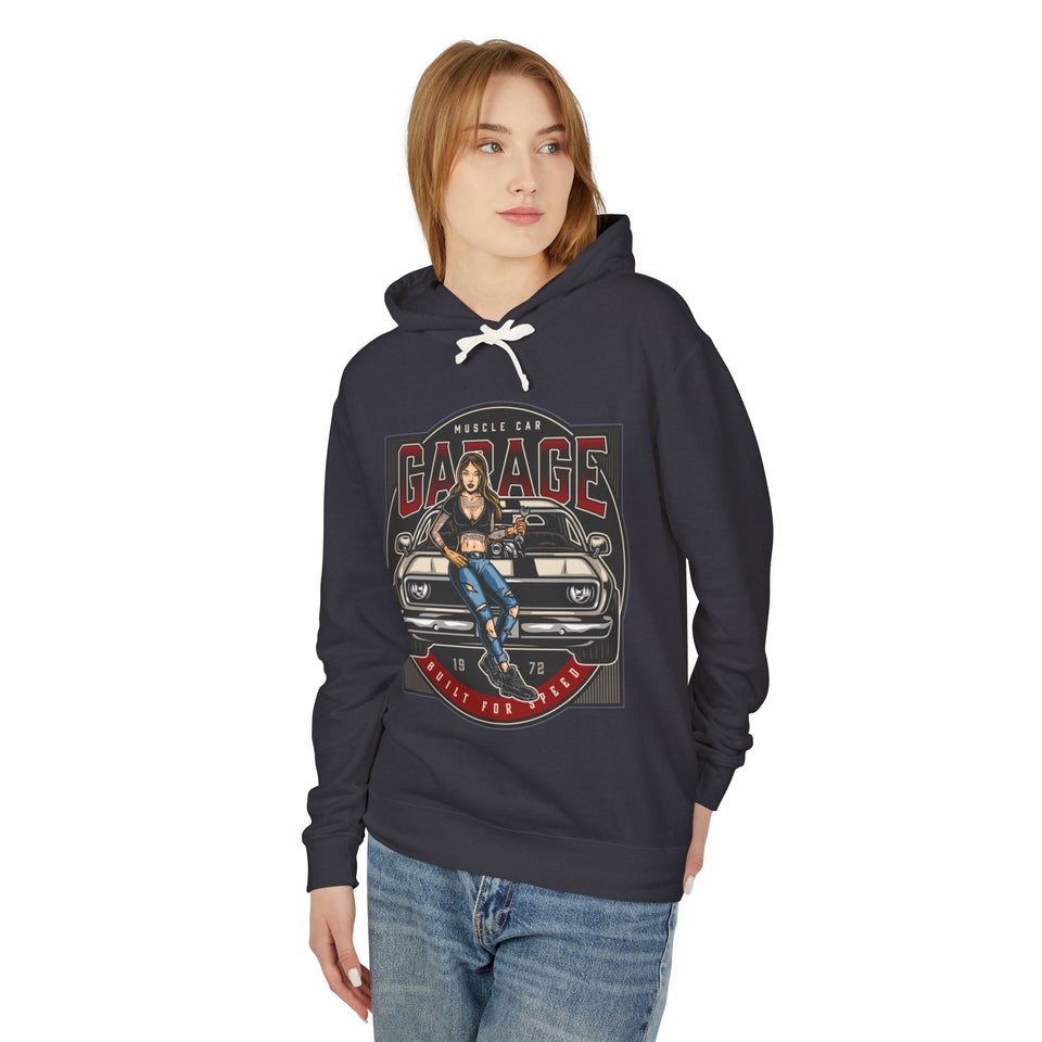 Garage Casual Wear -Girl Lightweight Hooded Sweatshirt