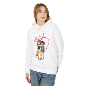 Besties Casual Wear - Girl Lightweight Hooded Sweatshirt