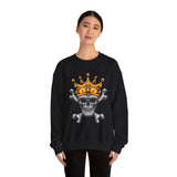 Bone Skull Unisex Heavy Blend™ White Sweatshirt