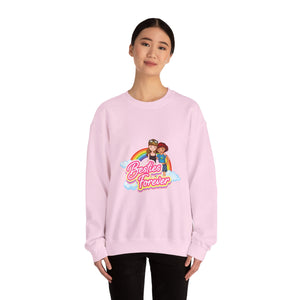 Besties Forever Heavy Blend™ White Sweatshirt