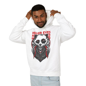 Killer Eyes Casual Wear - Unisex Lightweight Hooded Sweatshirt