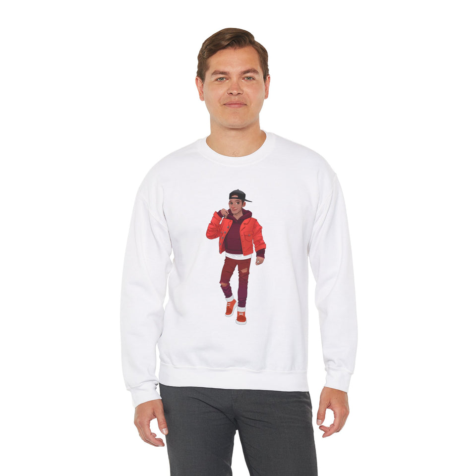 Fashion Boy Heavy Blend™ White Sweatshirt