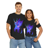 Angel Deer Casual Wear Unisex Heavy Cotton T-Shirts