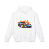 Car Casual Wear - Unisex Lightweight Hooded Sweatshirt