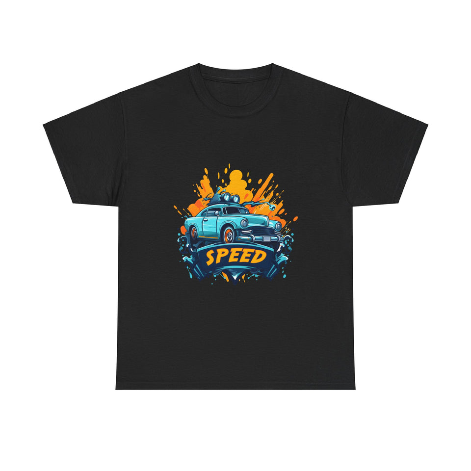 Car Speed Wear Unisex Heavy Cotton T-Shirts