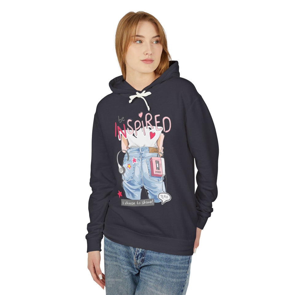 Be Inspired Casual Wear - Girl Lightweight Hooded Sweatshirt