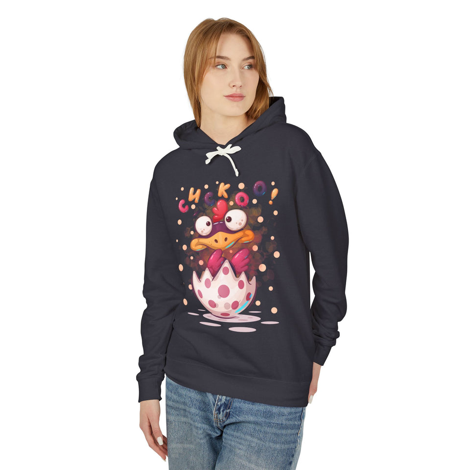 Cuckoo Causal Wear - Unisex Lightweight Hooded Sweatshirt