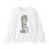 Sweet Girl Heavy Blend™ White  Sweatshirt