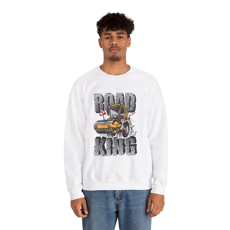 Road King Boy Heavy Blend™ White Sweatshirt