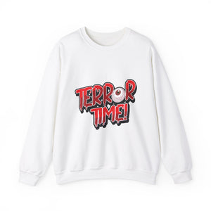 Terror Time Unisex  Heavy Blend™ White Sweatshirt