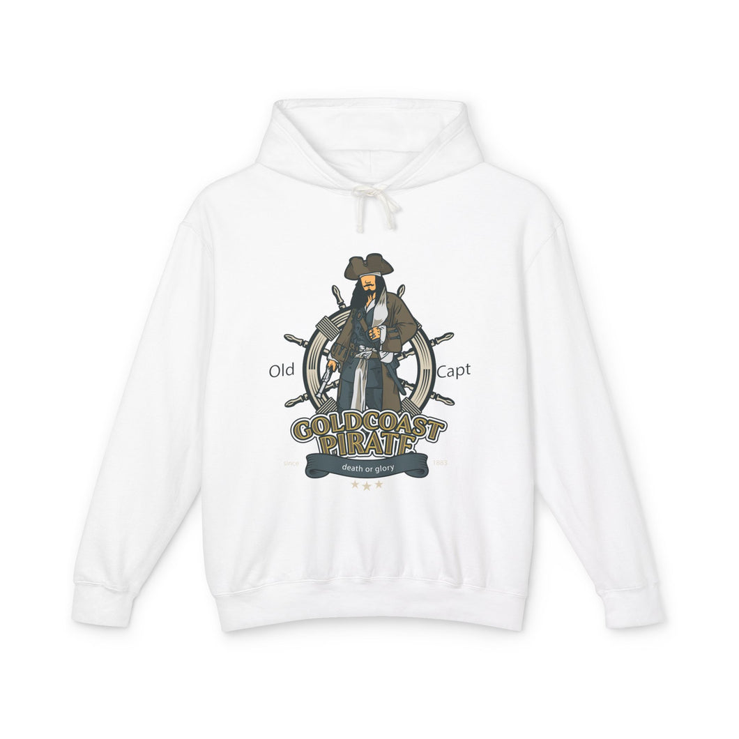 Gold Coast Pirate Causal Wear - Unisex Lightweight Hooded Sweatshirt