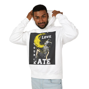 Love Your Fate Casual Wear - Unisex Lightweight Hooded Sweatshirt