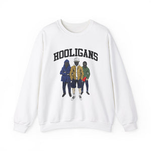 Hooligans Unisex Heavy Blend™ White  Sweatshirt