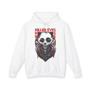 Killer Eyes Casual Wear - Unisex Lightweight Hooded Sweatshirt