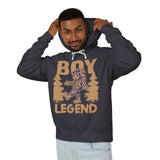 Boy legend  Causal Wear - Mens Lightweight Hooded Sweatshirt