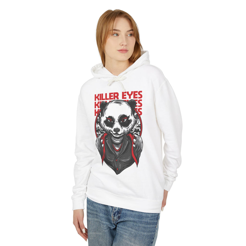 Killer Eyes Casual Wear - Unisex Lightweight Hooded Sweatshirt