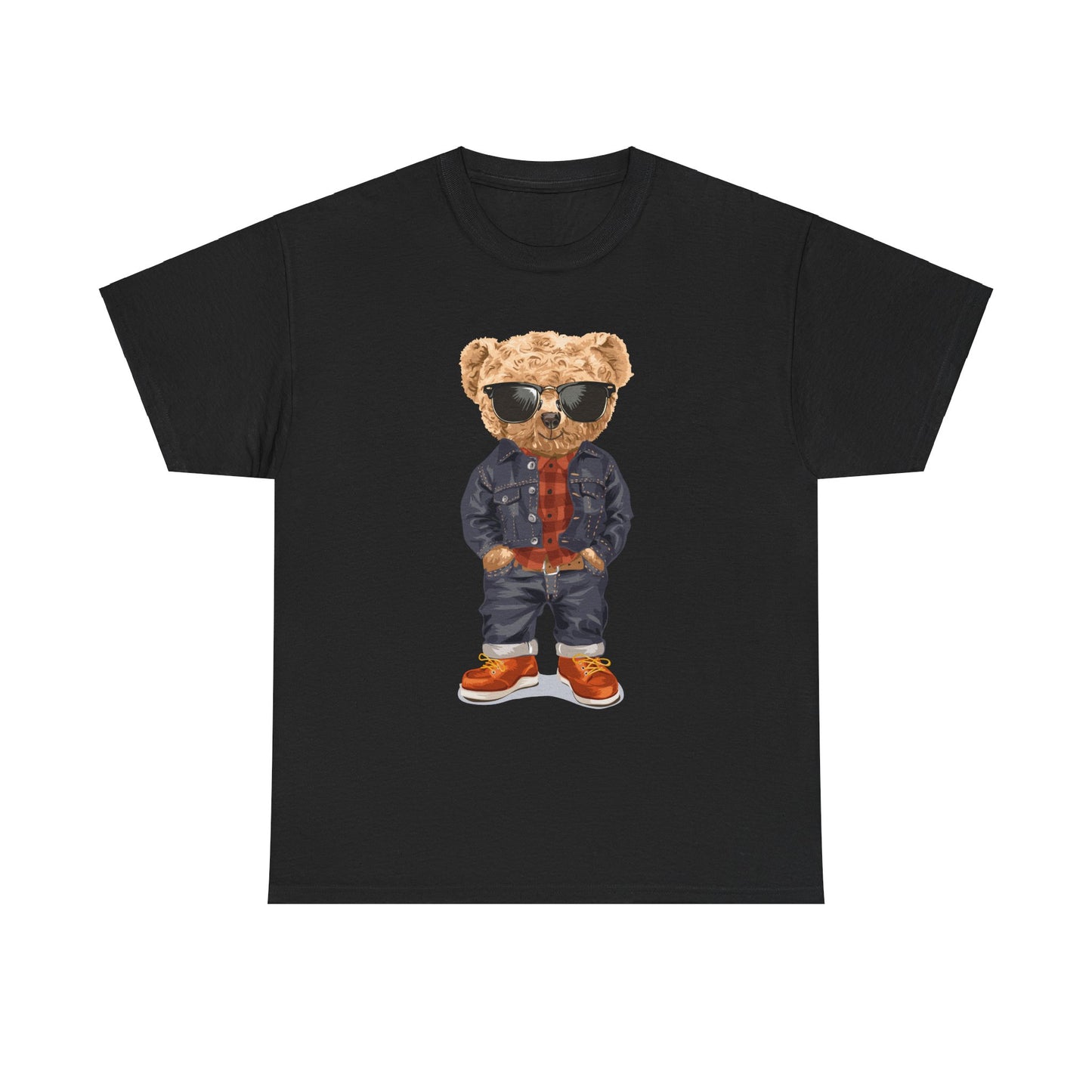 Teddy Bear Casual Wear Unisex Heavy Cotton T-Shirts