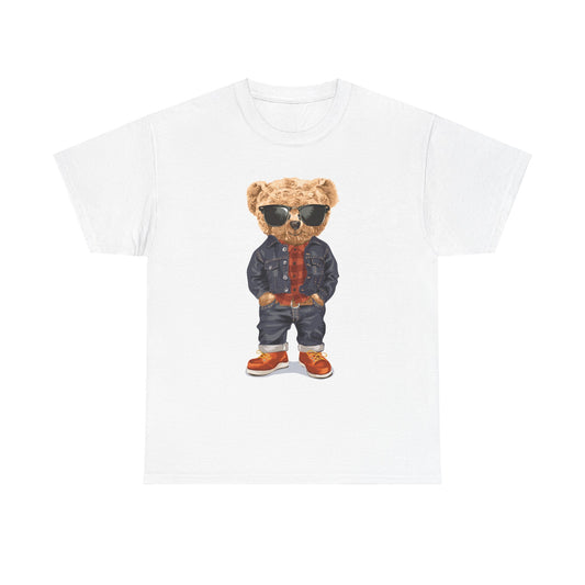 Teddy Bear Casual Wear Unisex Heavy Cotton T-Shirts