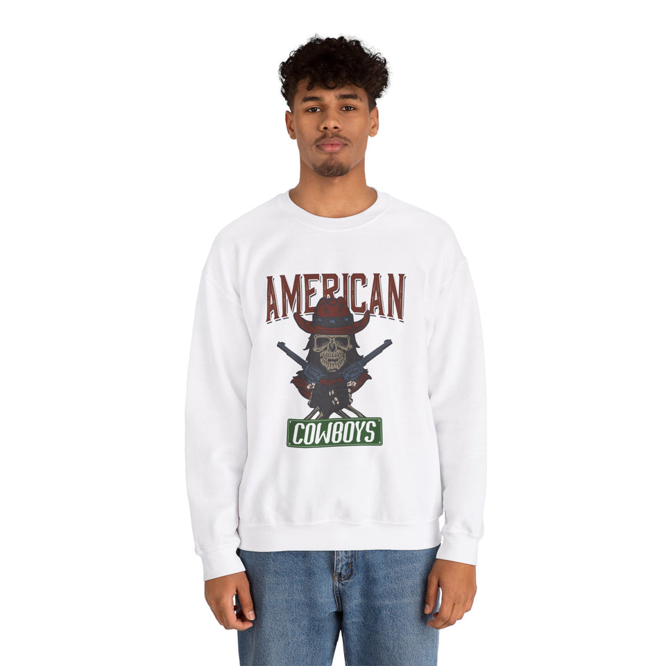 American Cowboys Heavy Blend™ White Sweatshirt