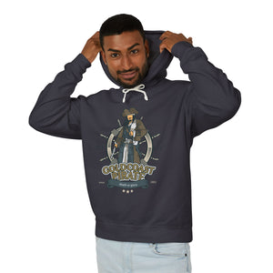 Gold Coast Pirate Causal Wear - Unisex Lightweight Hooded Sweatshirt