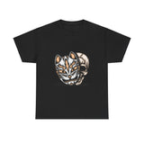 Fox Mask Casual Wear Unisex Heavy Cotton T-Shirts