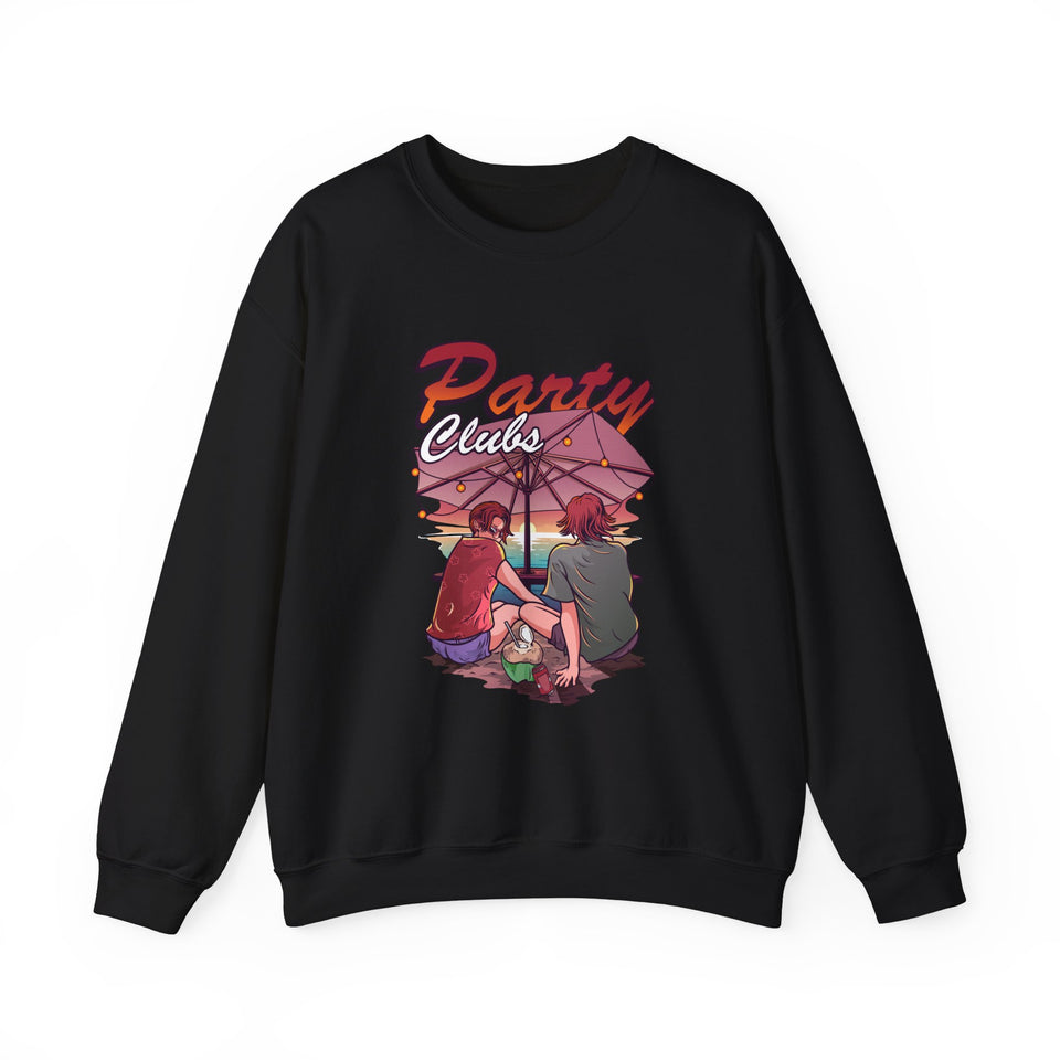 Party Clubs  Unisex Heavy Blend™ White  Sweatshirt