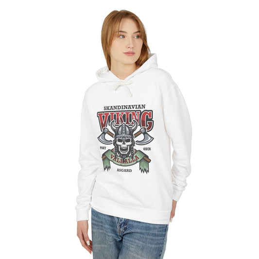 Skandinavian Viking Asgard Casual Wear - Unisex Lightweight Hooded Sweatshirt