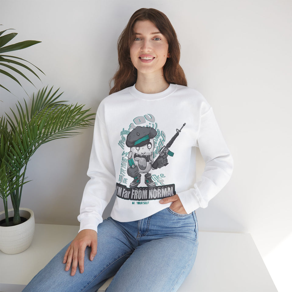 Unisex Heavy Blend™ White Crewneck Sweatshirt