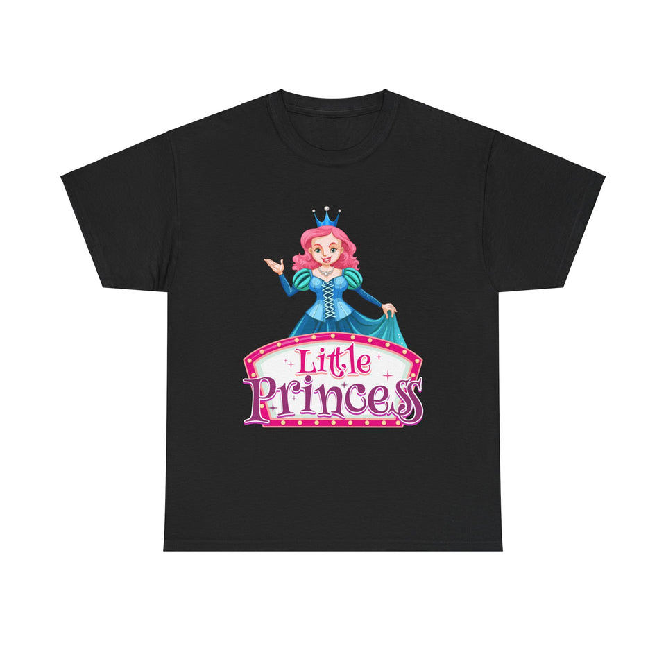 Little Princess Casual Wear Girls Heavy Cotton T-Shirts