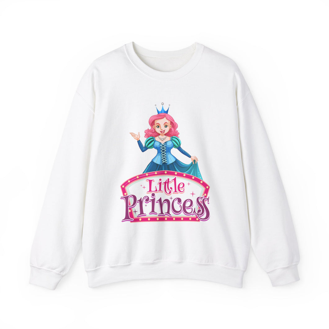 Little Princes Heavy Blend™ White  Sweatshirt