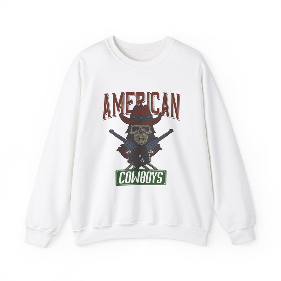 American Cowboys Heavy Blend™ White Sweatshirt