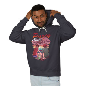 Party Clubs Casual Wear - Unisex Lightweight Hooded Sweatshirt