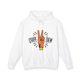 Carpe Diem Casual Wear - Unisex Lightweight Hooded Sweatshirt