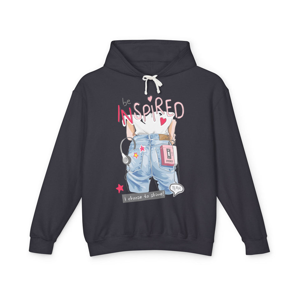 Be Inspired Casual Wear - Girl Lightweight Hooded Sweatshirt