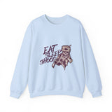 Eat Sleep Shoot  Unisex Heavy Blend™ White Sweatshirt