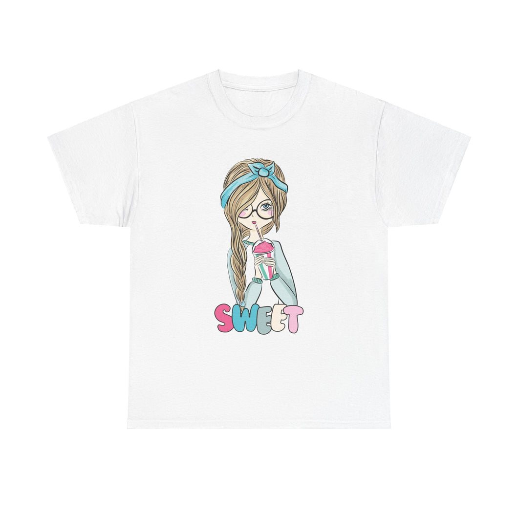 Sweet Girl Casual Wear  Heavy Cotton T-Shirts