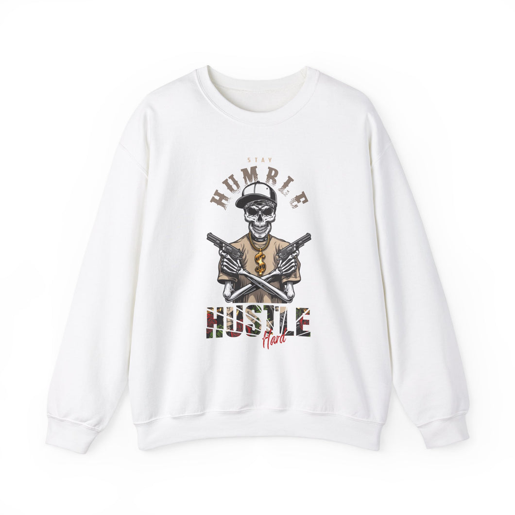 Humble Castle  Unisex Heavy Blend™ White Sweatshirt