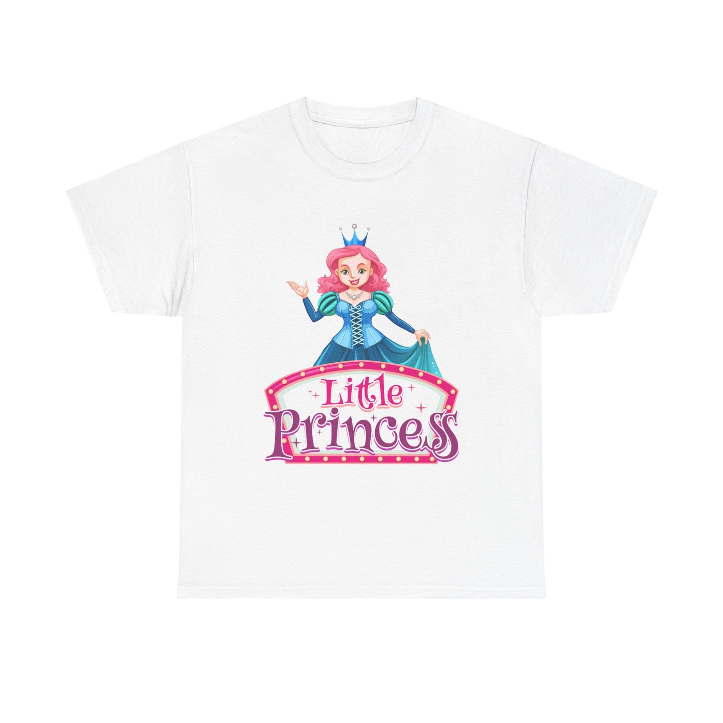 Little Princess Casual Wear Girls Heavy Cotton T-Shirts