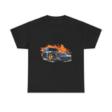 Sport Car Casual Wear Unisex Heavy Cotton T-Shirts