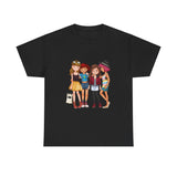 Friends Together Casual Wear Girls Heavy Cotton T-Shirts