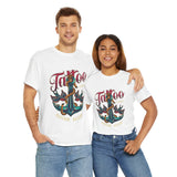 Tattoo Studio Custom Design Casual Wear Unisex Heavy Cotton T-Shirts