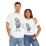 Mascot Alien Casual Wear Unisex Heavy Cotton T-Shirts