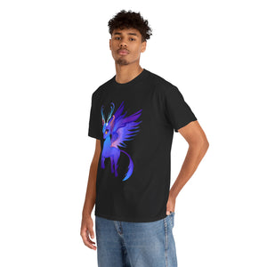 Angel Deer Casual Wear Unisex Heavy Cotton T-Shirts