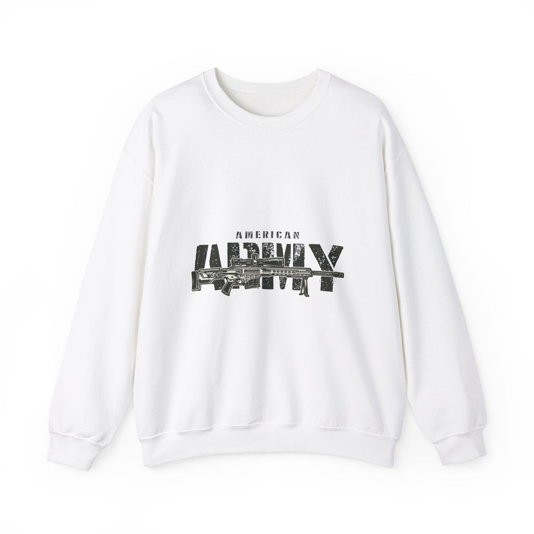 American Army Unisex Heavy Blend™ White Sweatshirt