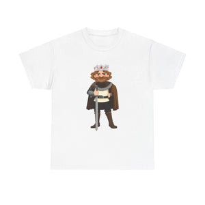 King Sword Casual Wear Unisex Heavy Cotton T-Shirts