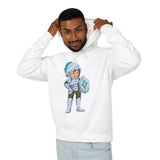 Mascot Alien Casual Wear - Unisex Lightweight Hooded Sweatshirt